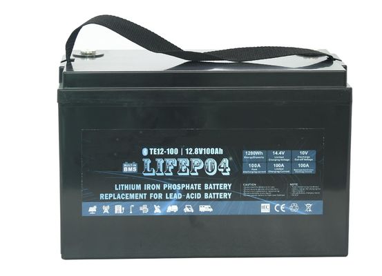 باتری قابل حمل ABS 12v 100h لیتیوم Lifepo4 برای تامین برق پشتیبان