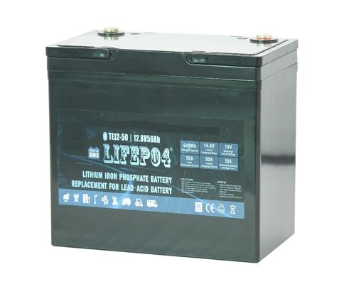ABS قابل حمل پشتیبان برق باتری لیتیوم Lifepo4 12v 50ah