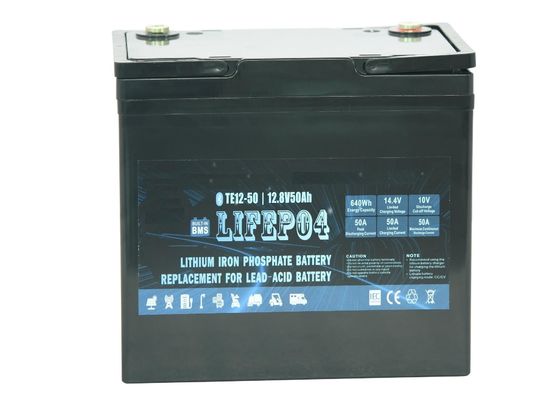 ABS قابل حمل پشتیبان برق باتری لیتیوم Lifepo4 12v 50ah