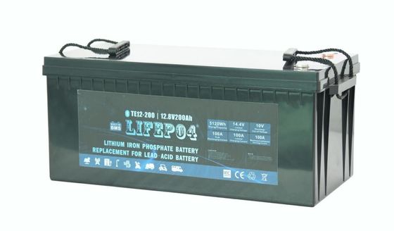 باتری قابل حمل Lifepo4 ABS 12V 200AH برای تامین برق پشتیبان