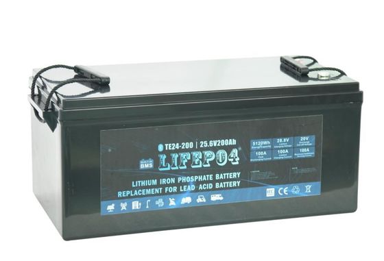 باتری قابل حمل 24 ولت 120AH Lifepo4 باتری ABS Li Fe فسفات