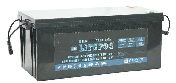 چرخه عمیق قابل اعتماد LiFePO4 باتری ظرفیت 100Ah و دمای کار -20-50C